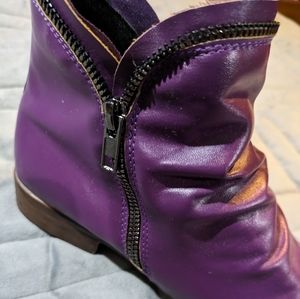 COPY - PURPLE HUNTER rain boots and zip booties